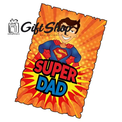 Super dad, magnet frigider mgs087